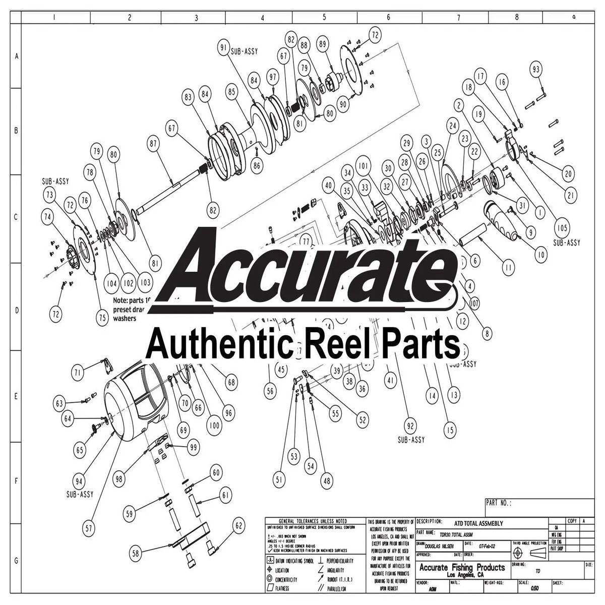 ATD 50W SPOOL SHAFT