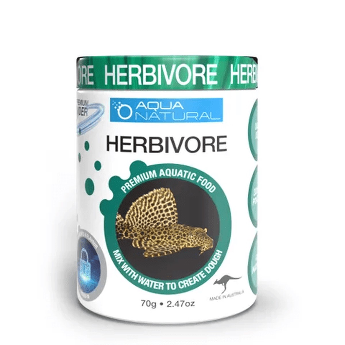 Aqua Natural Herbivore Dough Mix 70g