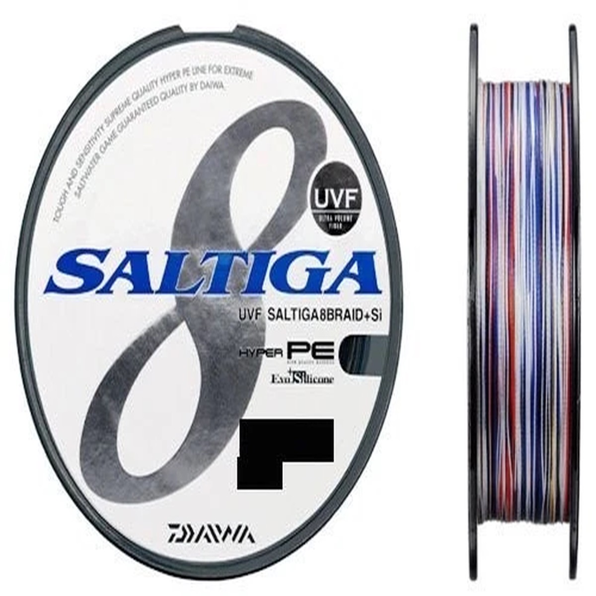 Daiwa PE Line UVF Saltiga 8 Braid + Si 200m #1 Multicolor