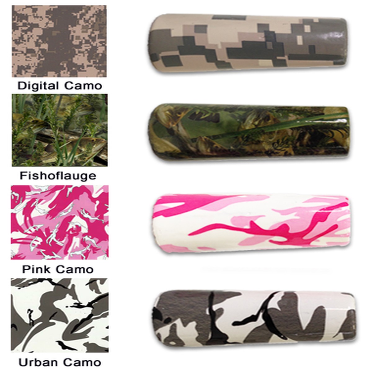 1.5" Camo Fighting Butts